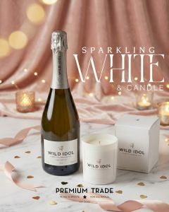 Sparkling White & Duftkerze