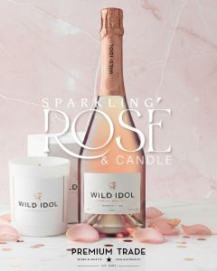 Sparkling Rosé + Duftkerze